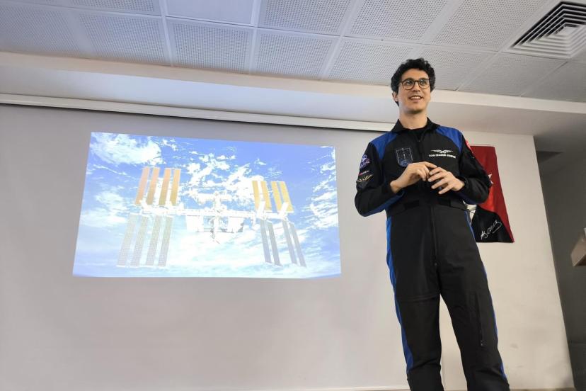 Astronot Tuva Cihangir Atasever, Edirne’de öğrencilerle buluştu