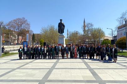 Edirne’de Avukat Günü dolayısıyla tören
