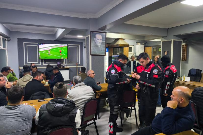 Keşan’da polisten ‘Huzur uygulaması’