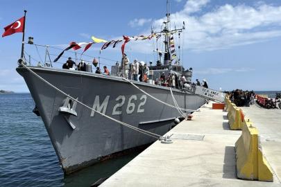 'TCG Enez' gemisi, Tekirdağ'da ziyarete açıldı