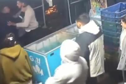 Tekirdağ'da bakkal dükkanında bıçaklı kavga kamerada; 1 ölü