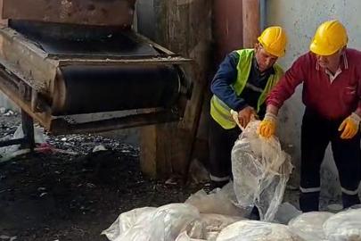 Uygunsuz koşullarda taşınan 1,2 ton sakatat imha edildi