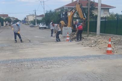 ERGENE’DE FEN İŞLERİ EKİPLERİ SAHADA FARK YARATTI