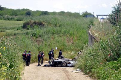Tekirdağ'da menfeze düşen otomobilin sürücüsü öldü