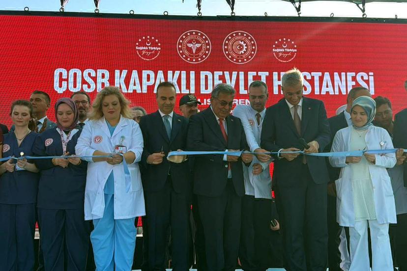 Bakan Memişoğlu ile Bakan Kacır, Tekirdağ'da hastane açılışına katıldı