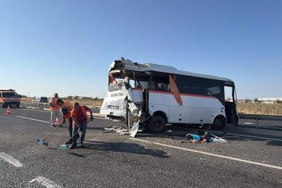 Tekirdağ’da 4 araç zincirleme kazaya karıştı; 29 yaralı