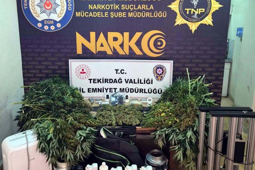 Tekirdağ'da uyuşturucu satıcılarına operasyon; 7 tutuklama