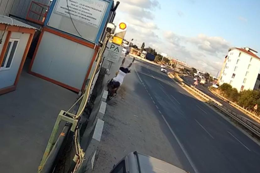 Yeni aldığı motosikletle kaza yapan Utku öldü; o anlar kamerada