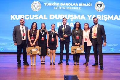TEKİRDAĞ BAROSU KURGUSAL DURUŞMA YARIŞMASI’NDA TÜRKİYE BİRİNCİSİ