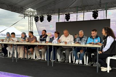 'Tekirdağ Gastronomi ve Bağcılık Festivali'nde köfte yeme yarışması yapıldı