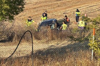 Tekirdağ'da otomobil takla atarak tarlaya devrildi: 1 ölü, 2 yaralı