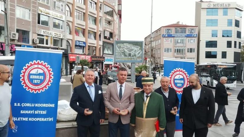 YENİ SANAYİ SİTESİ KOOPERATİFİNDEN AHİLİK HAFTASI DOLAYISIYLA HELVA İKRAMI